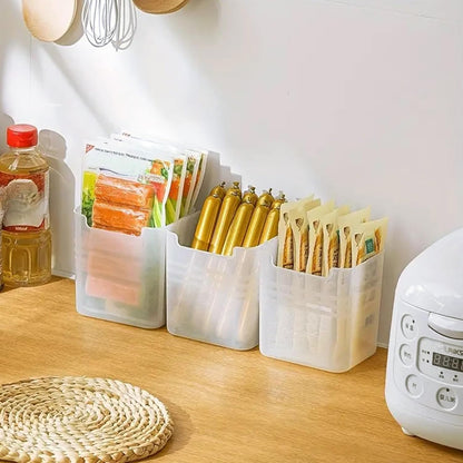 Airtight Refrigerator Storage Containers – Stackable Food Organizer Boxes (Set of 6)