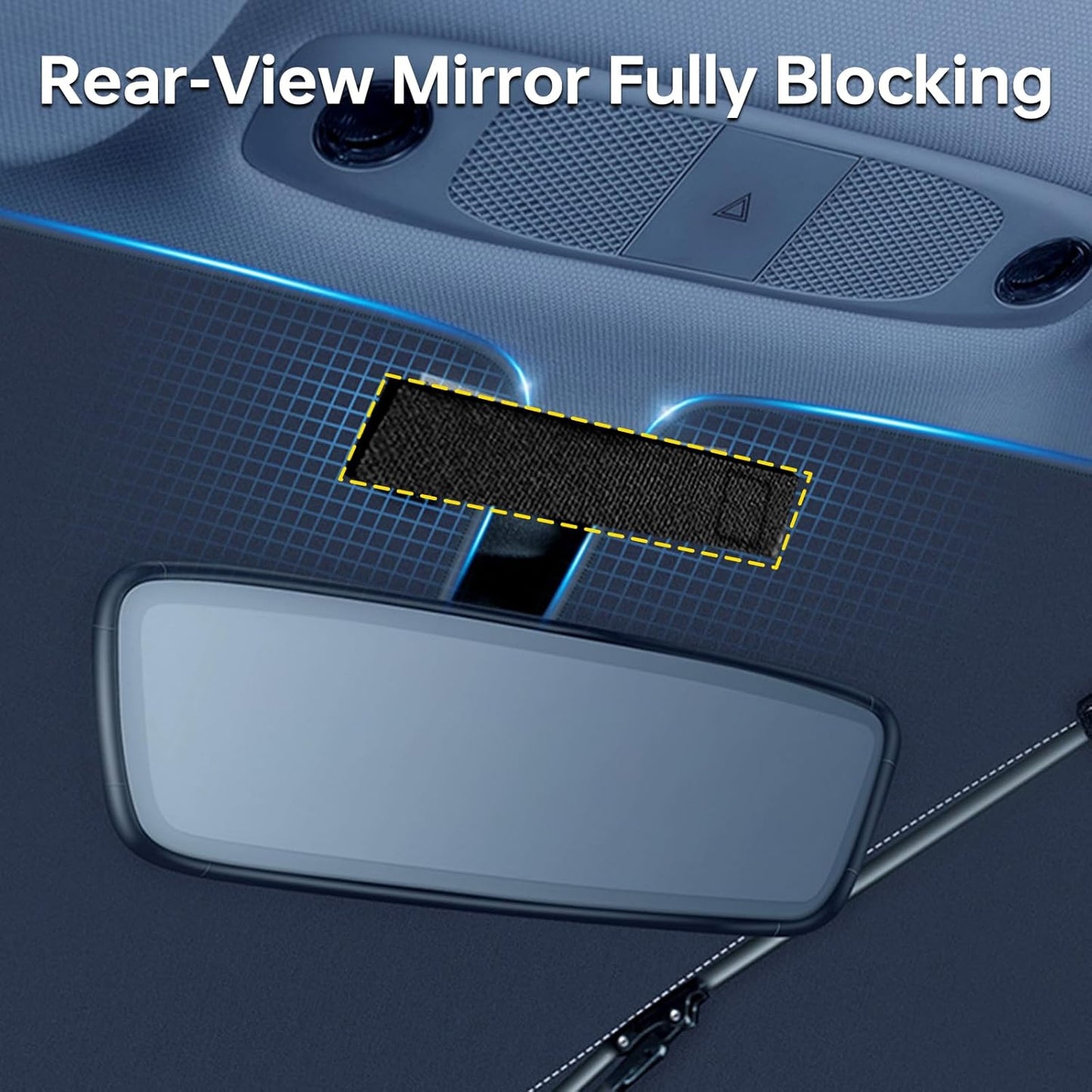 Car Windshield Sun Shade Protector- Foldable Car Shades for Windows, 3 Layers UV Block Umbrella, Car Front Window Heat Insulation Car Accessories for Pickup