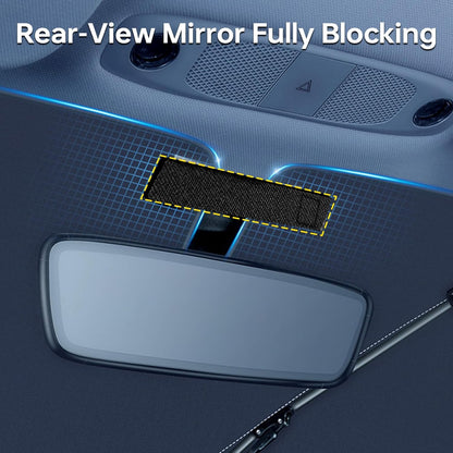 Car Windshield Sun Shade Protector- Foldable Car Shades for Windows, 3 Layers UV Block Umbrella, Car Front Window Heat Insulation Car Accessories for Pickup