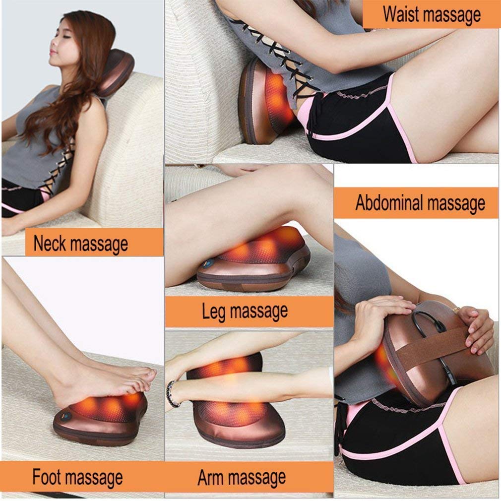 Shiatsu Cushion Full Body Massager with Heat for pain relief Massage Machine Swiss Relaxation therapy