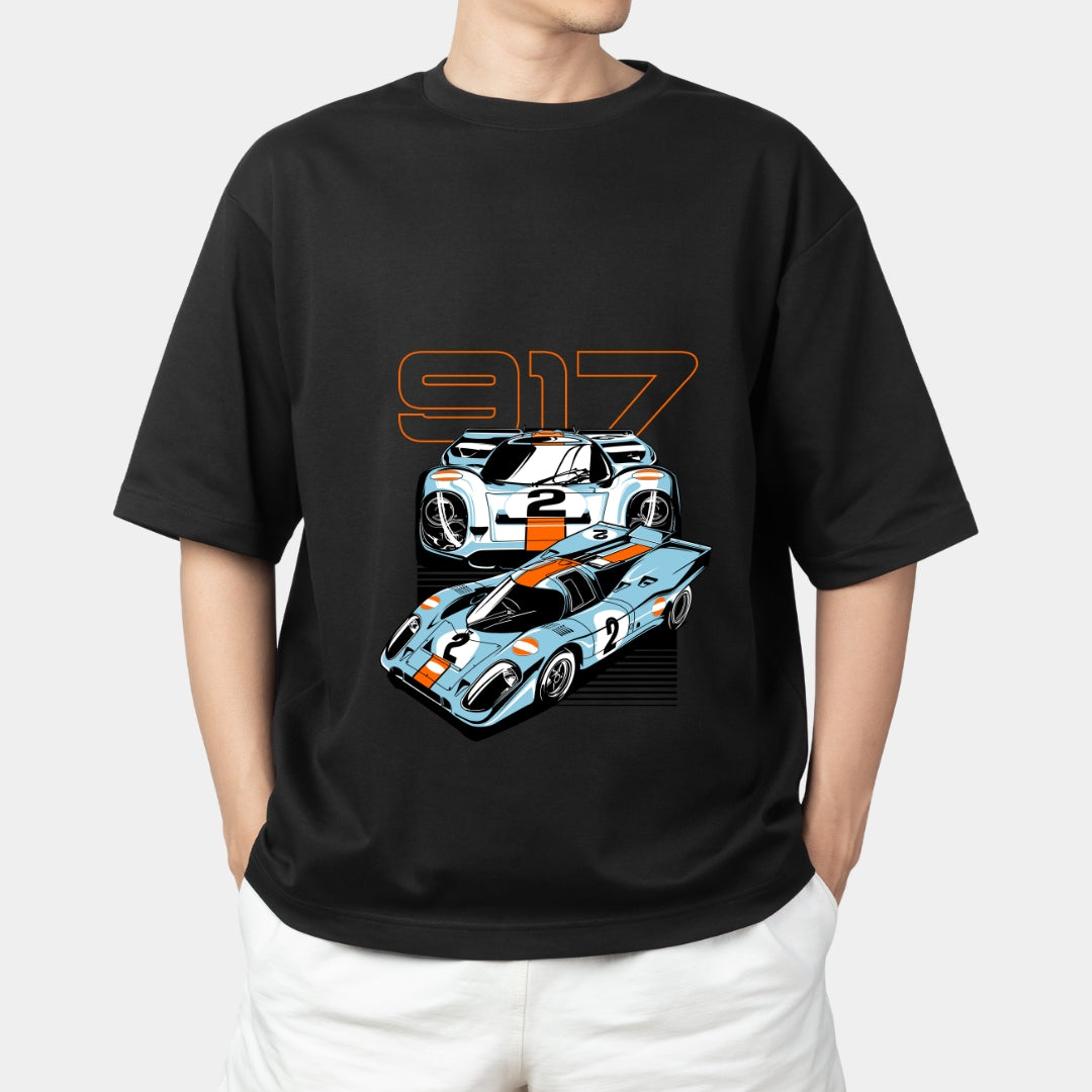 Classic Crew T-Shirt – Porsche 917 Legendary Race Car Design