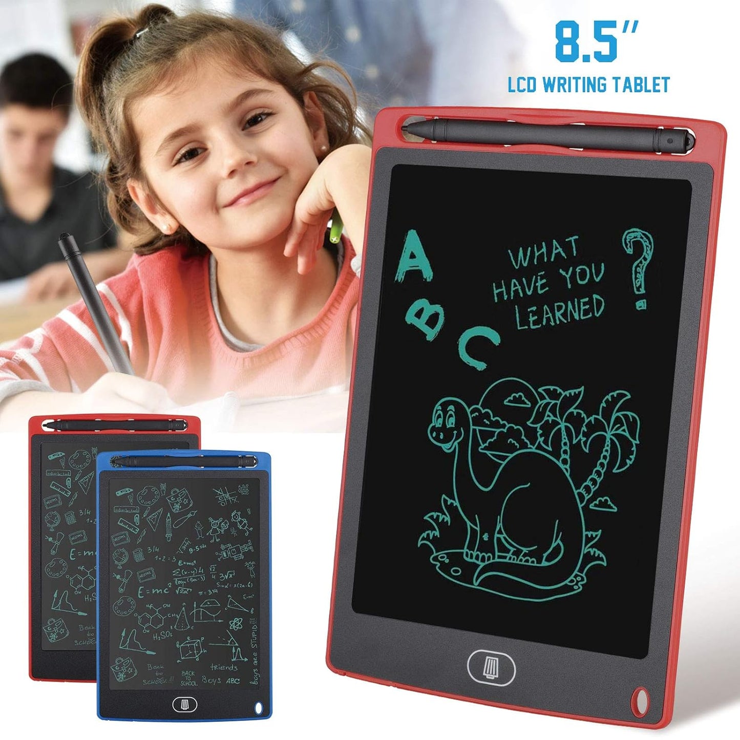 LCD Writing Pad for Children | E- Tablet with Stylus Pen | E- Notebook | Learning Tablet for Children for 1-3 Years | Best Gift Idea for Children| Digital Slate (5)