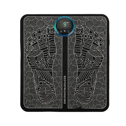 EMS Foot Massager - 8 Selectable Modes, 19 Intensity Levels, Automatic 15-Minute Session - Soothe and Revitalize Tired Feet