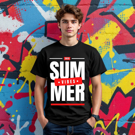 2025 Summer Vibes Graphic T-Shirt