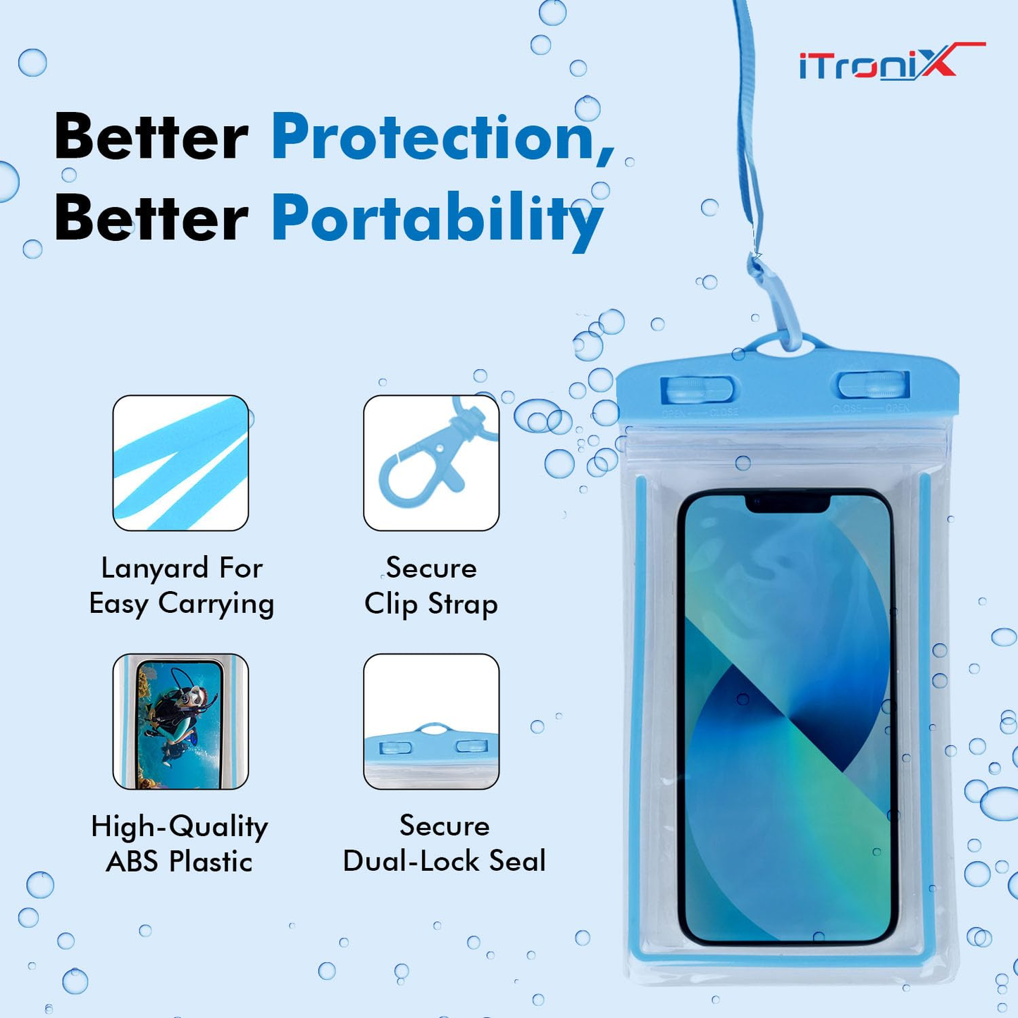 Waterproof Phone Pouch – Universal Floating Dry Bag for Smartphones