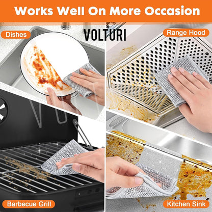Heavy-Duty Multi-Surface Cleaning Scrub Sponge Pack of 6