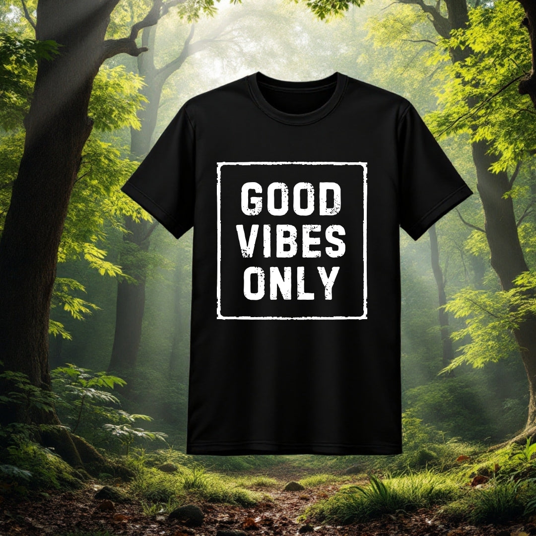 Good Vibes Only Motivational T-Shirt