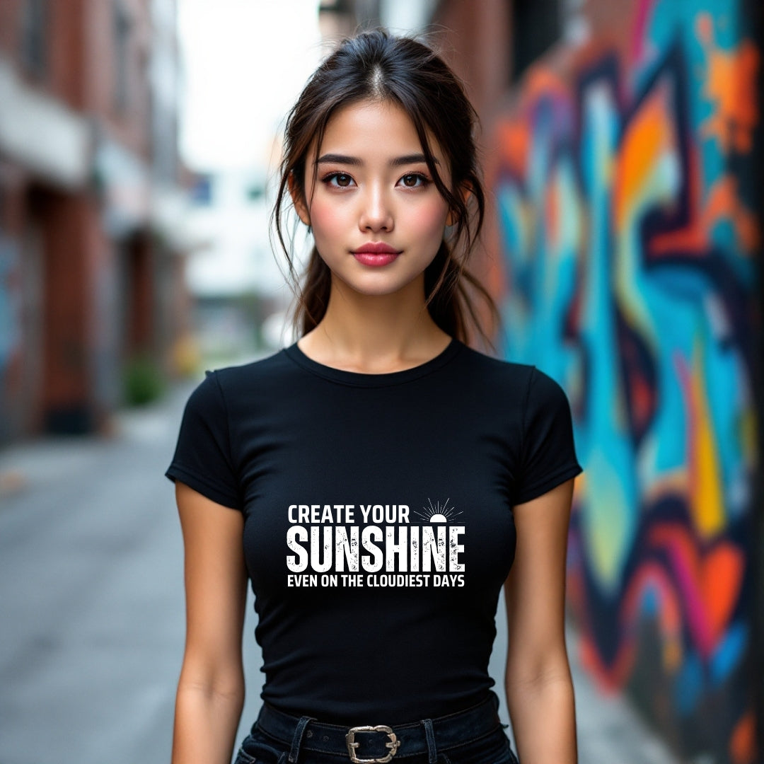 Create Your Sunshine Motivational T-Shirt