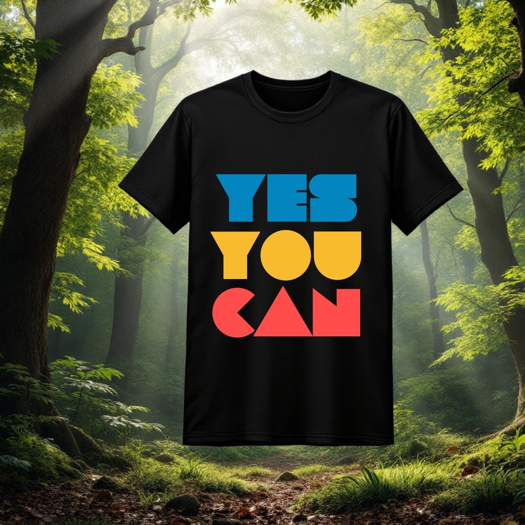 Yes You Can Motivational T-Shirt