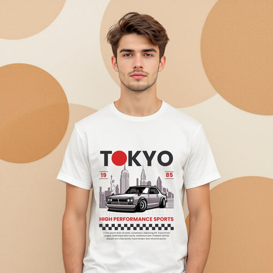 Tokyo High-Performance Sports Car T-Shirt