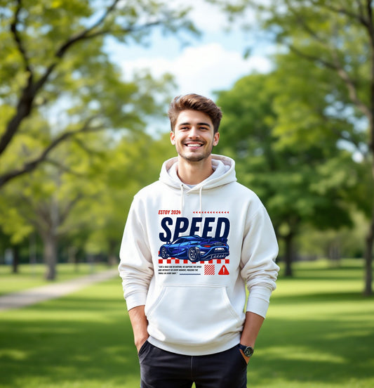 Speed Racing Sports Car Hoodie