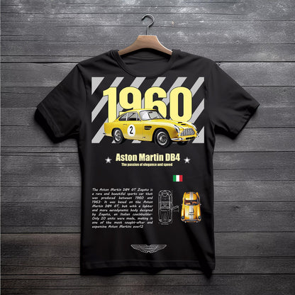 Aston Martin DB4 GT Zagato – 1960 Racing Legend T-Shirt