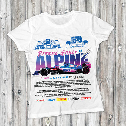 Pierre Gasly Alpine F1 Team – Racing Spirit T-Shirt