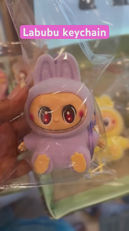 ESTOY Labubu Key chain Expression Change Toy 1pc Random (Labu Face Change) Key Chain